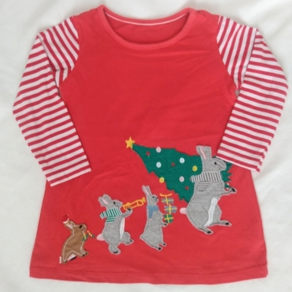 Bundle two Kids Christmas holiday dress long sleeve - Picture 4 of 5
